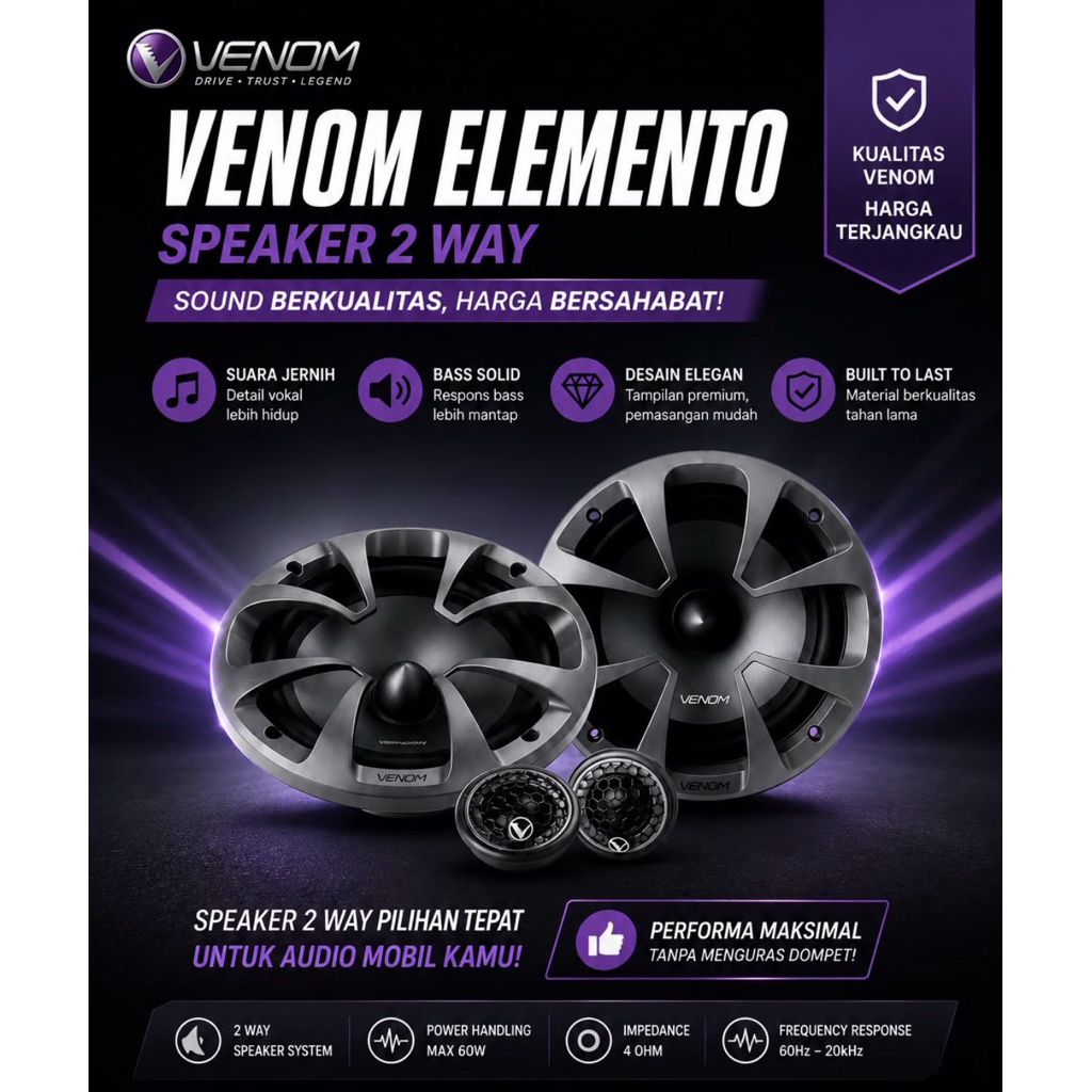 speker 2way venom