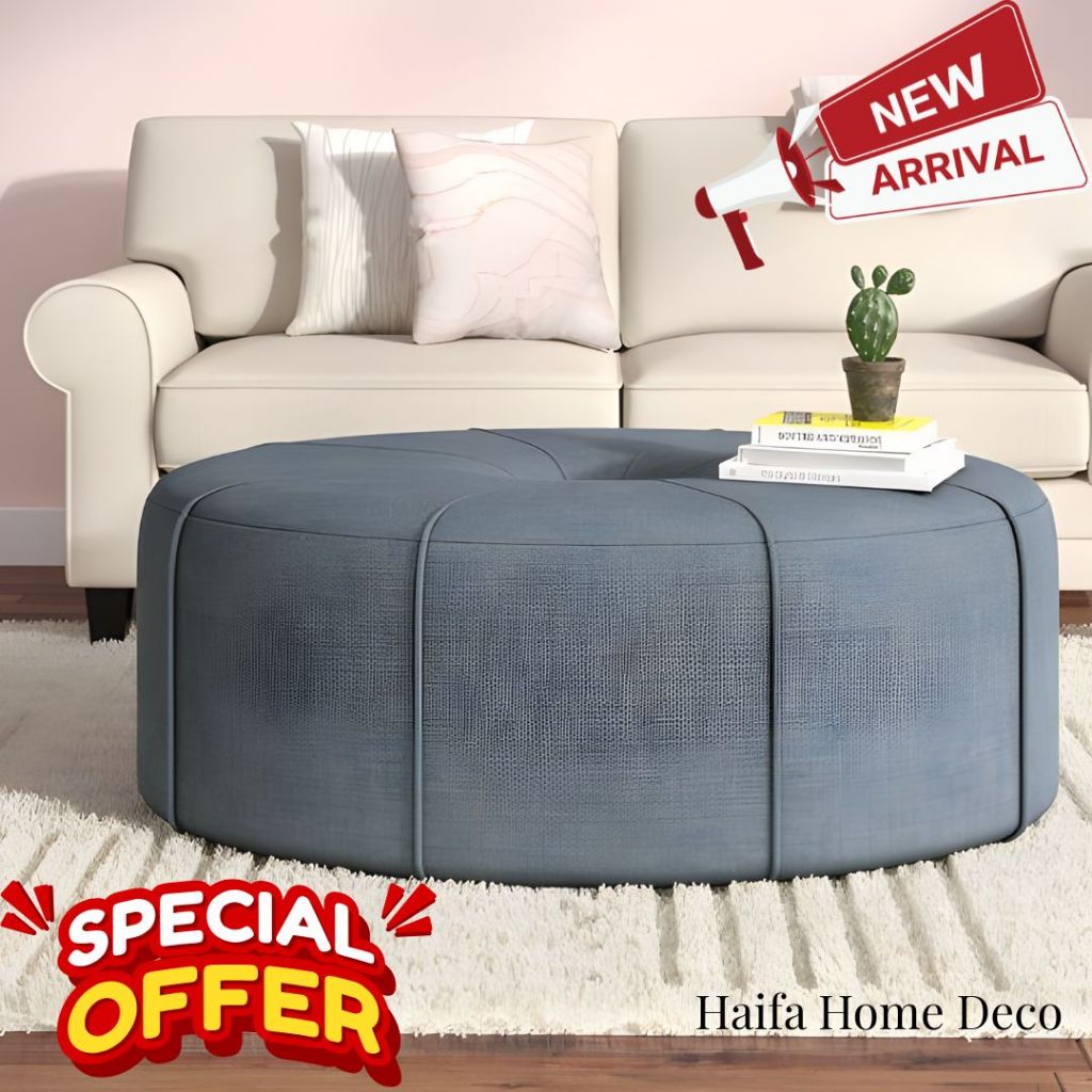 Bench Sofa Bulat , Bangku Bulat Minimalis