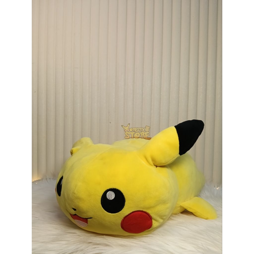 Boneka Pokemon Lie Down Pikachu Mocchi Mocchi - T-Arts