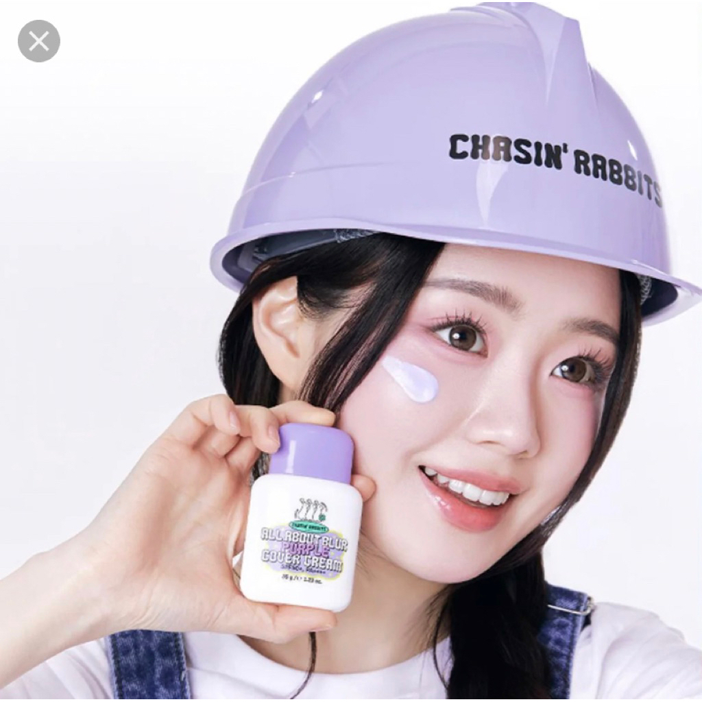 [PURPLE CREAM] READY CHASIN RABBIT ALL ABOUT BLUR PURPLE COVER CREAM 35gr