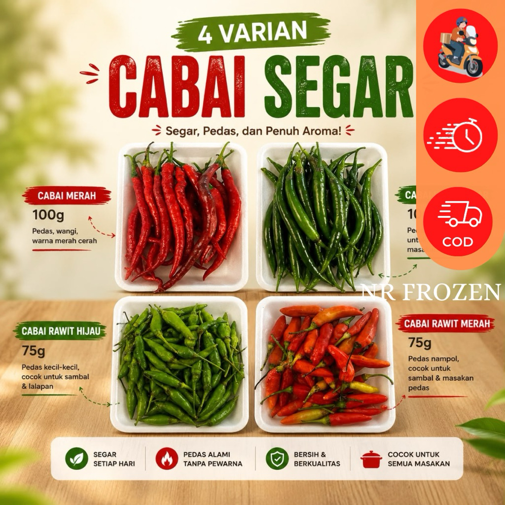 CABE MERAH / CABE HIJAU / CABE RAWIT / CABE SETAN N2166