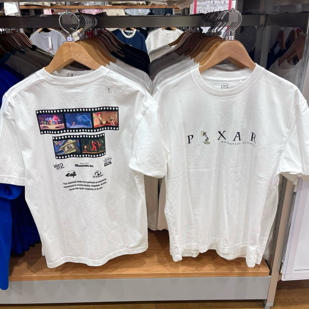 Tshirt Uniqlo Man PIXAR 00 white