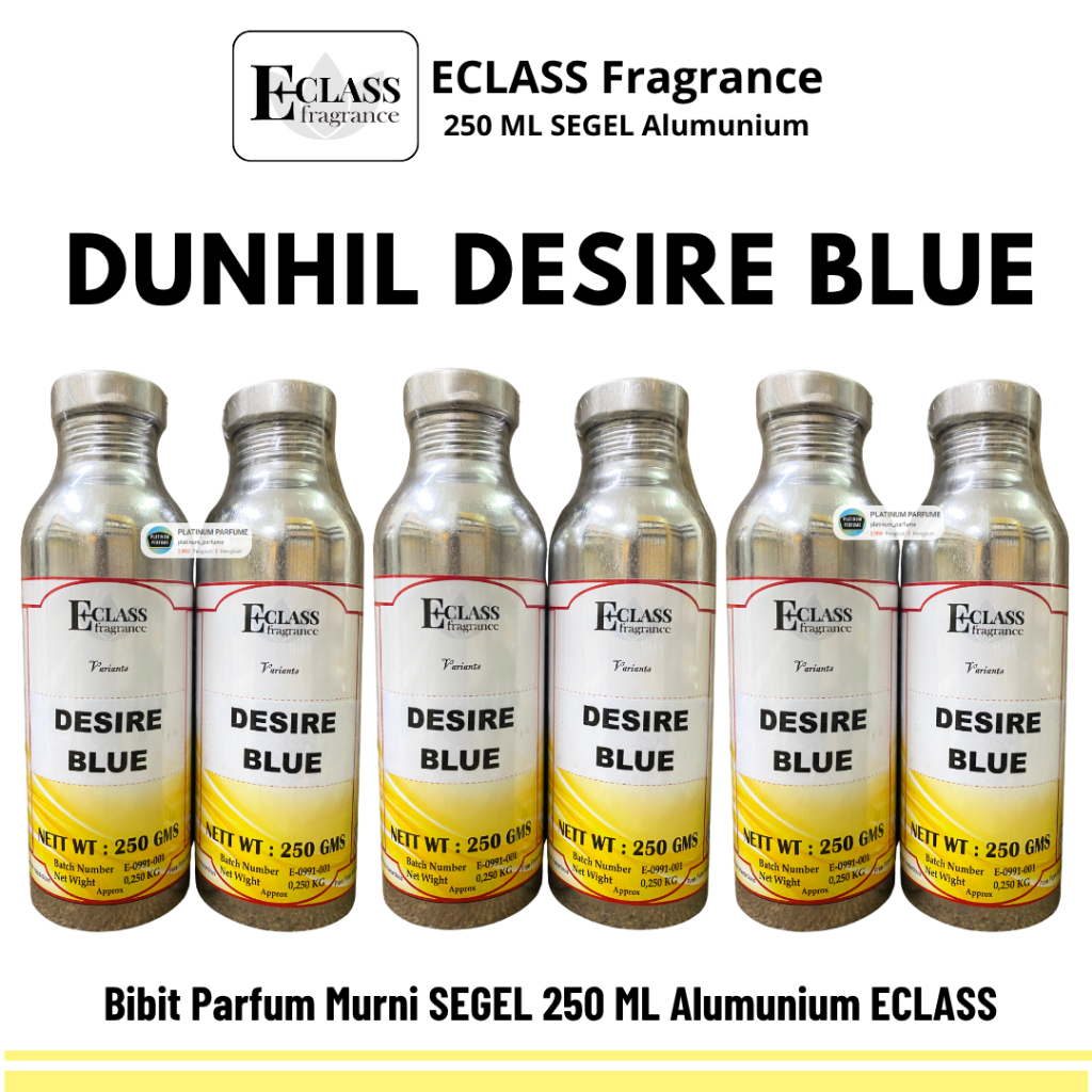 Bibit Parfum DUNHIL BLUE Murni 250 ML SEGEL Alumunium Eclass Fragrance - BIang Parfum Murni Berkuali