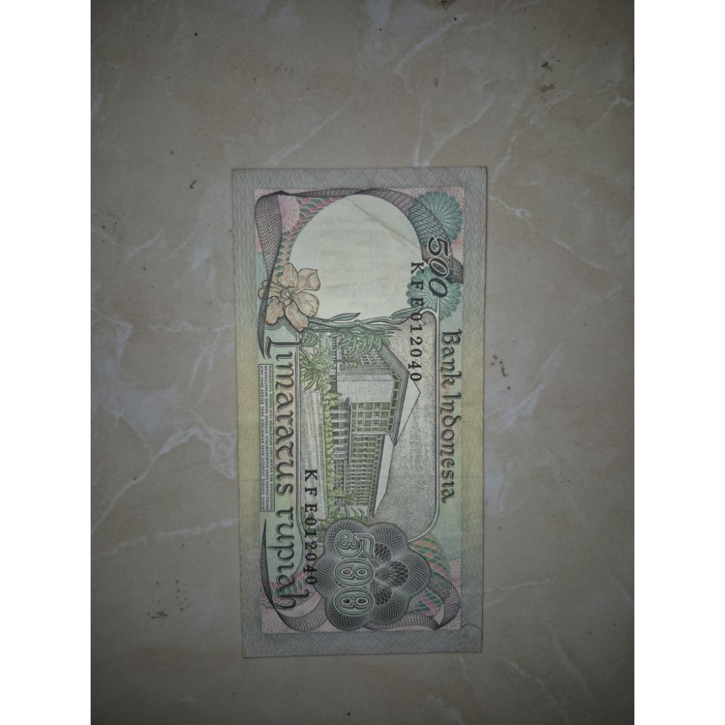 UKI 500 RUPIAH IBU KONDE 1977