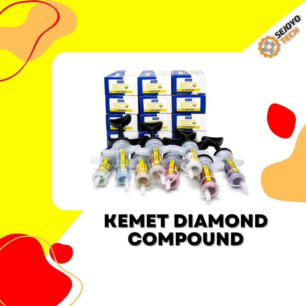 KEMET Diamond Compound 1KD 3KD 6KD 8KD 14KD 25KD  5 Gram / Diamond Compound Paste untuk Machine Mill