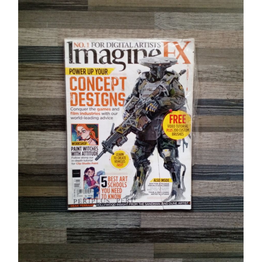 MAJALAH IMAGINE FX POWER UP YOUR CONCEPT DESIGNS