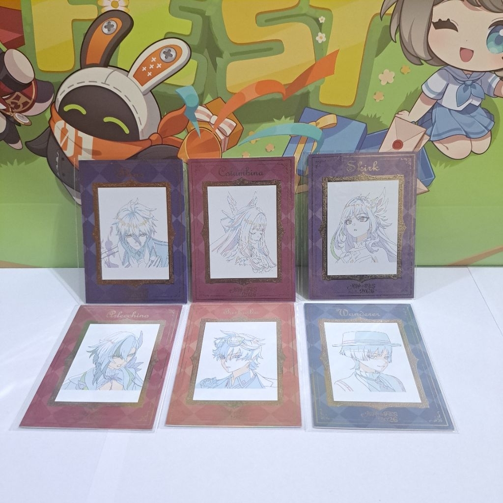 Genshin FES 2026 Photocard - Official Genshin Merchandise