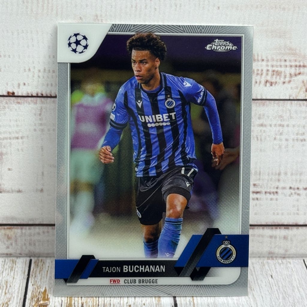 Kartu Bola Buchanan Brugge Topps Chrome Original