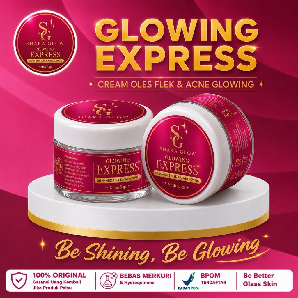 shaka glow cream oles flek & acne glowing untuk bumil