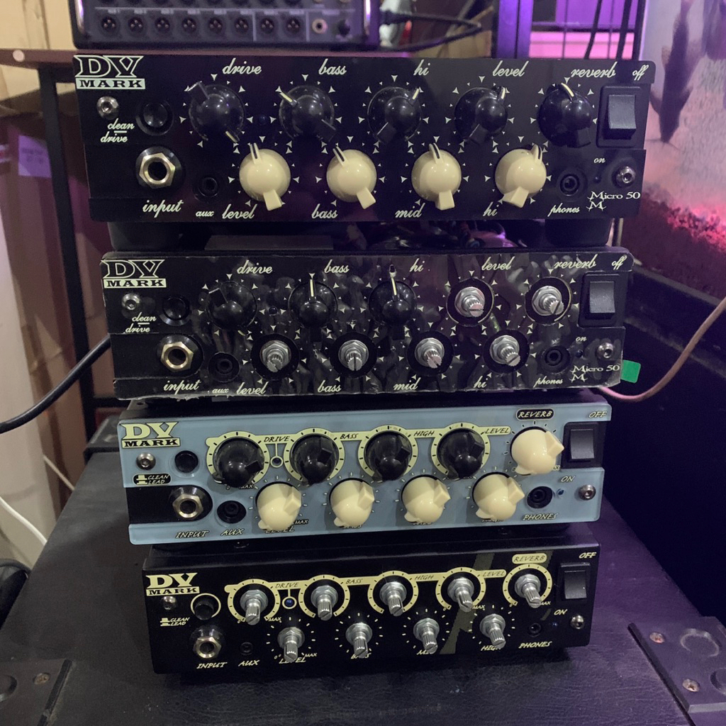 power ampli dv mark micro 50 ii italy head amp