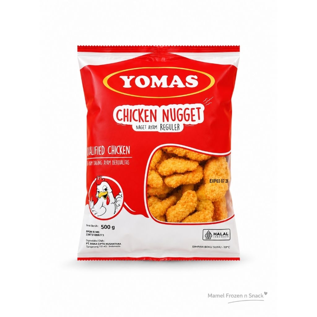 Yomas Chicken Nugget 500 Gr | Nugget Yomas 500gr