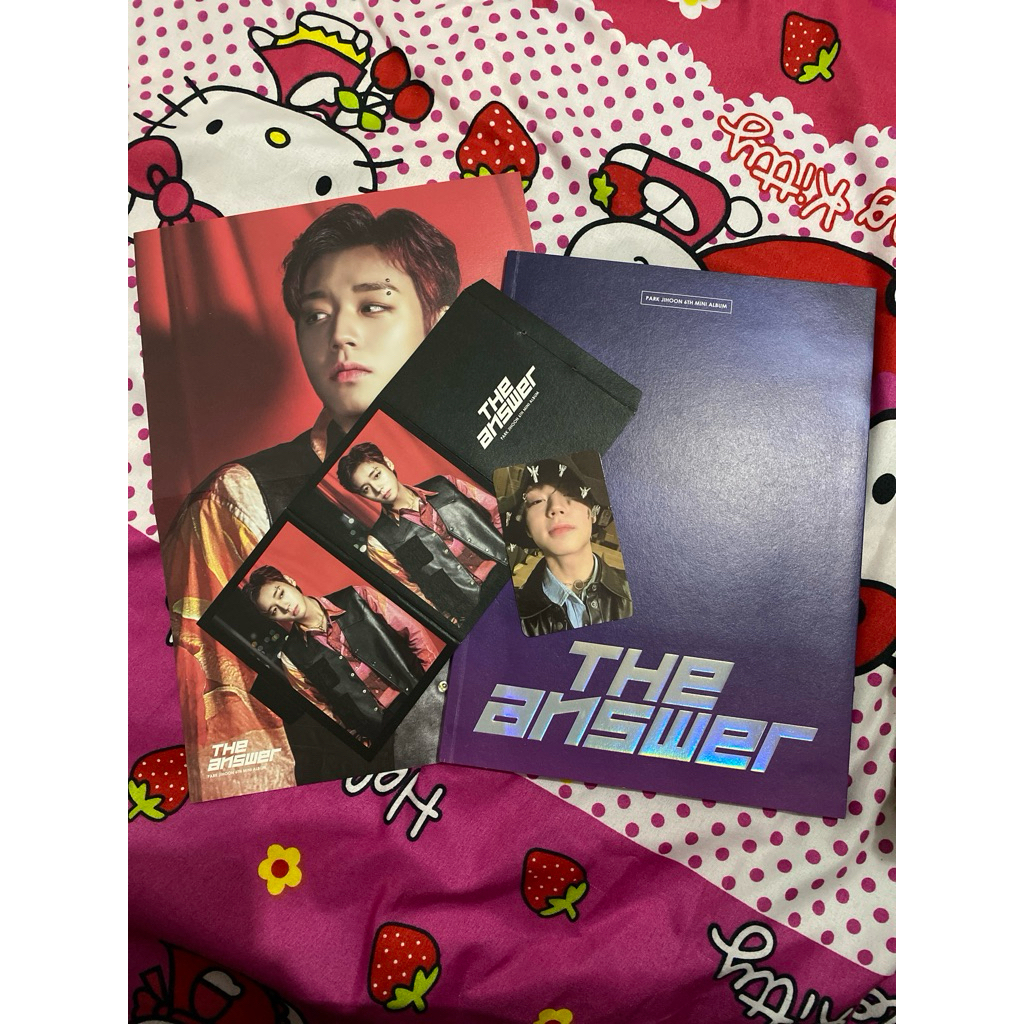 (BACA DESKRIPSI) UNSEALED ALBUM PARK JIHOON THE ANSWER WANNA ONE WEAK HERO