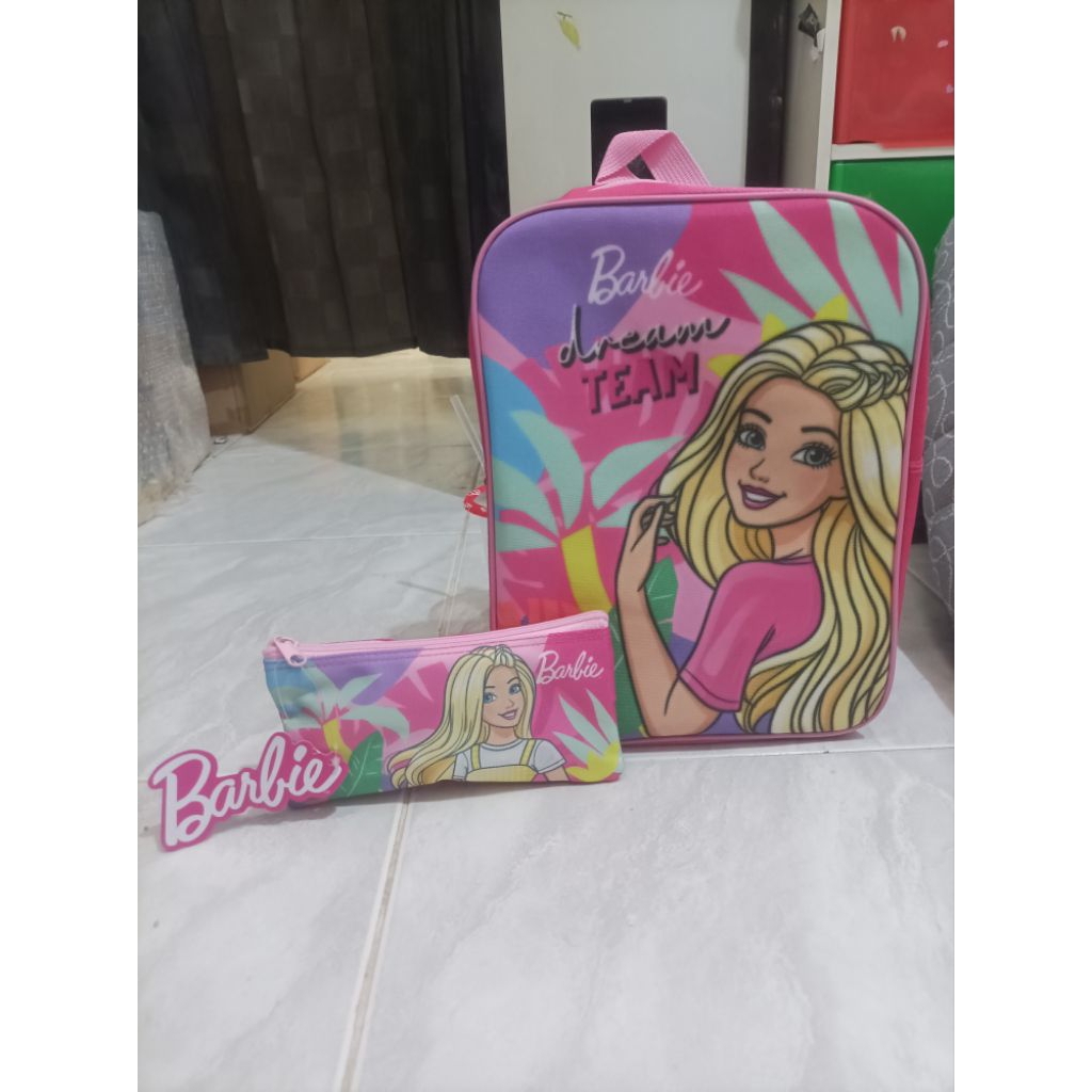 DADI MATTEL BACKPACK BARBIE TAS RANSEL ANAK ORIGINAL