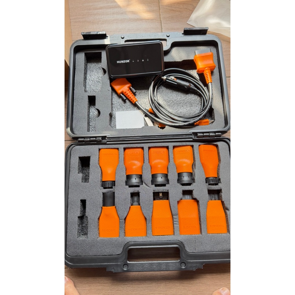Humzor NexzSYS NS806 untuk Scanner Truk Sistem Lengkap 24V OBD2 Heavy Duty Reset Oli TPMS EPB SAS CV