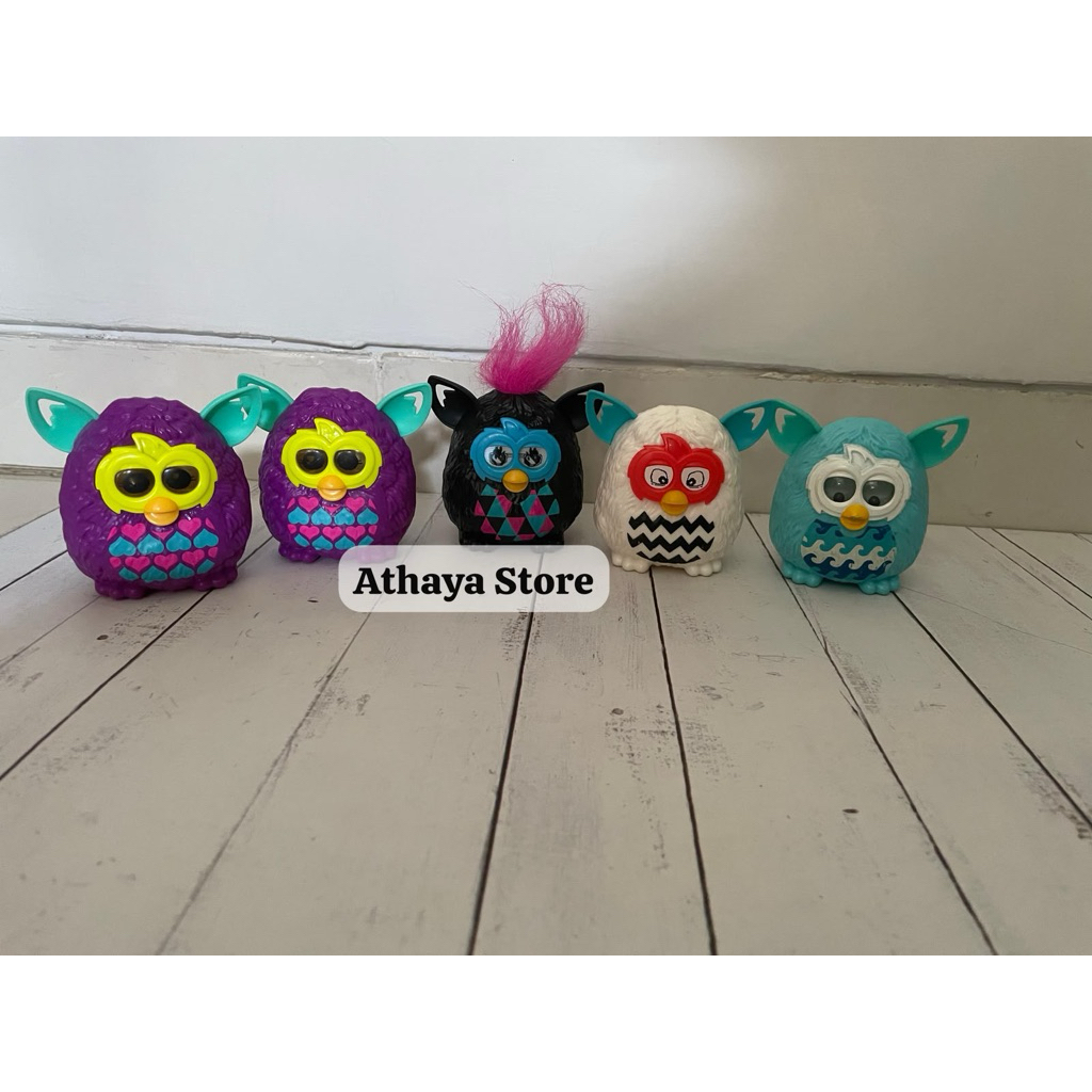 Mainan Anak Furby Boom Happy Meal McDonald 2013 Hasbro