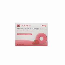 Sp Troches Strawberry Strip 12Tablet Obat Bebas