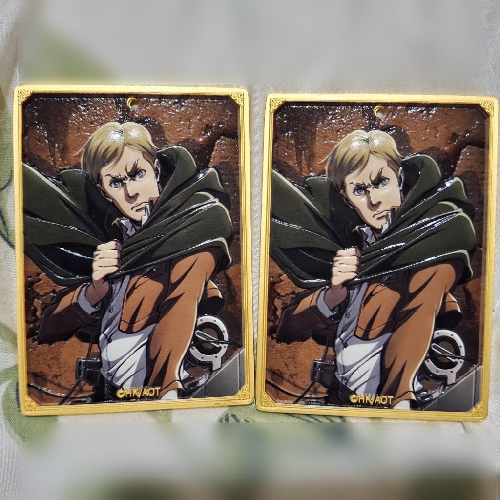 Metal Card Erwin Smith Attack on Titan
