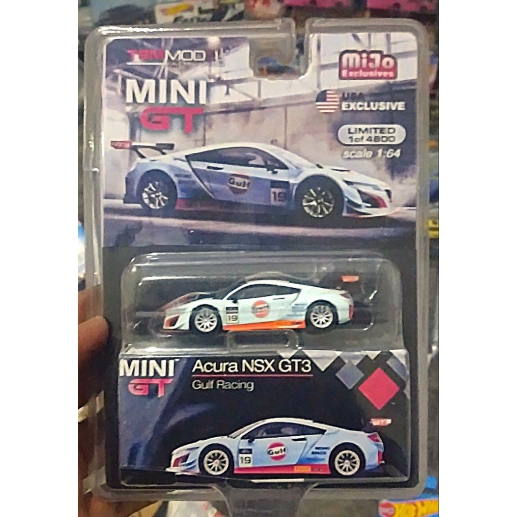 Mini GT NSX GT3 Gulf racing USA EXCLUSIVE LIMITED EDITION BLISTER Rebuild custom losse cutter