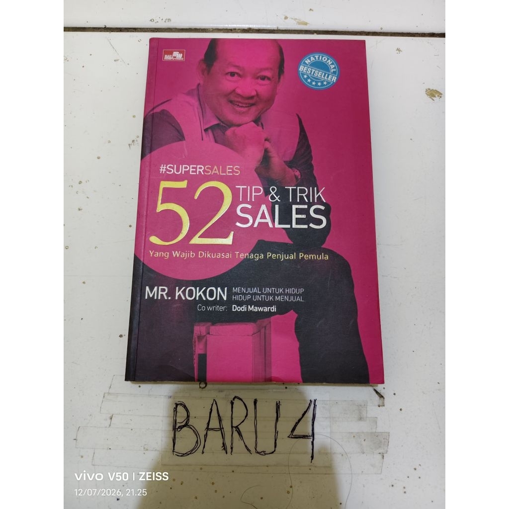 buku 52 tip dan trik sales by MR. KOKON