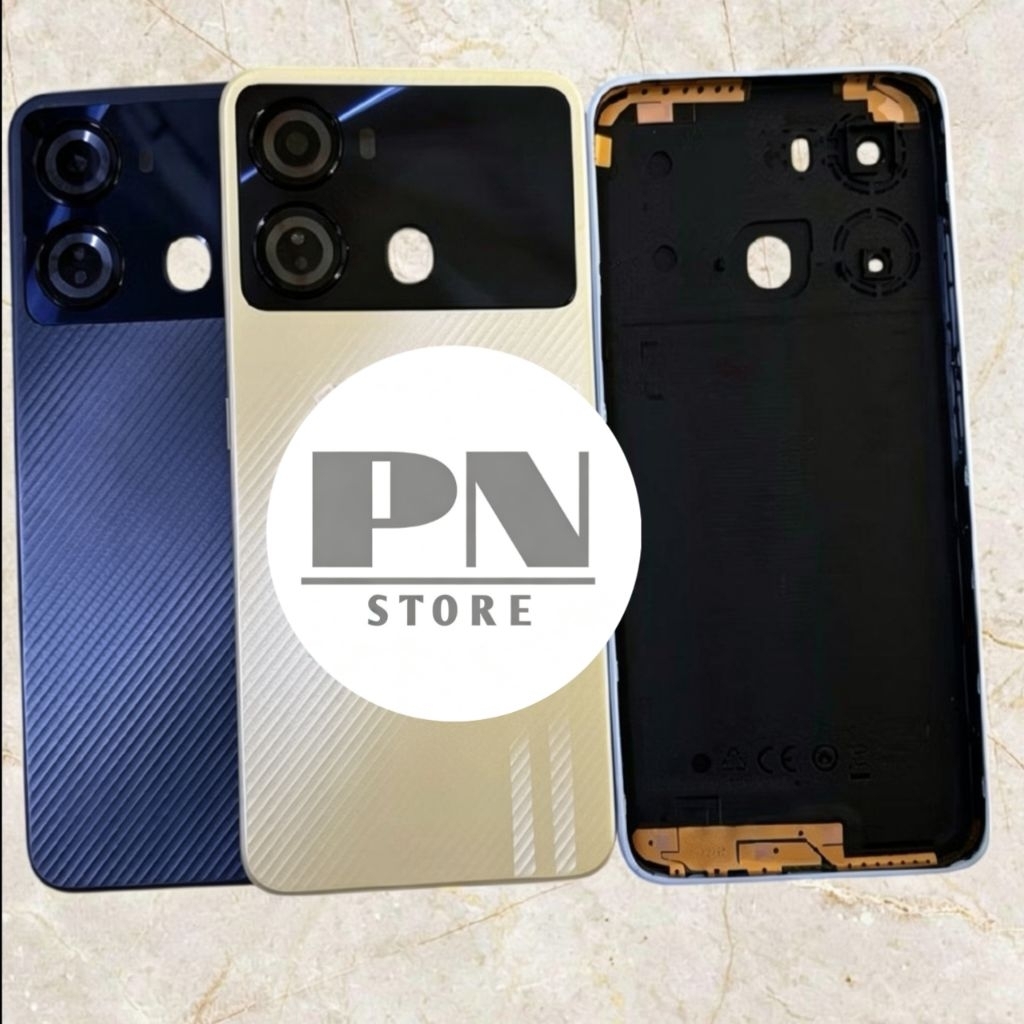 Backdoor Casing Tutup Belakang Hp itel P40 P662L BackCover Casing + Tombol Volume ITEL P40