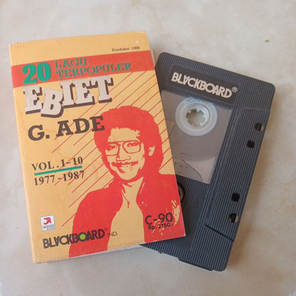 Kaset 20 Lagu Terpopuler Ebiet G Ade Vol.1-10 1977-1987
