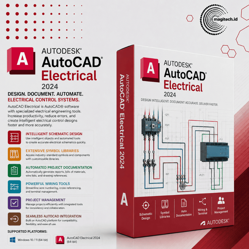 Create and modify electrical control systems | AutoCAD Electrical 2025-2027