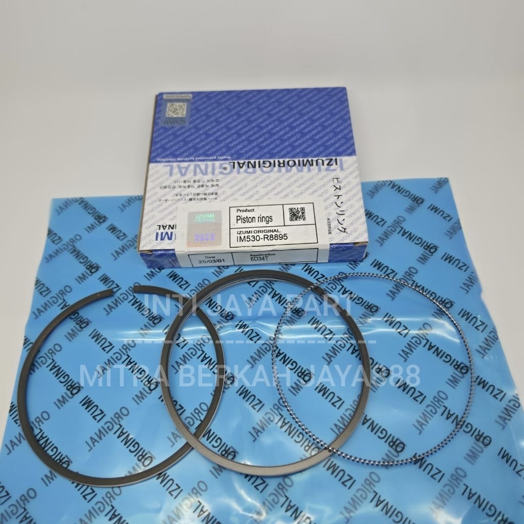 RING PISTON 6D34 SK200-6 SY215 ASLI IZUMI