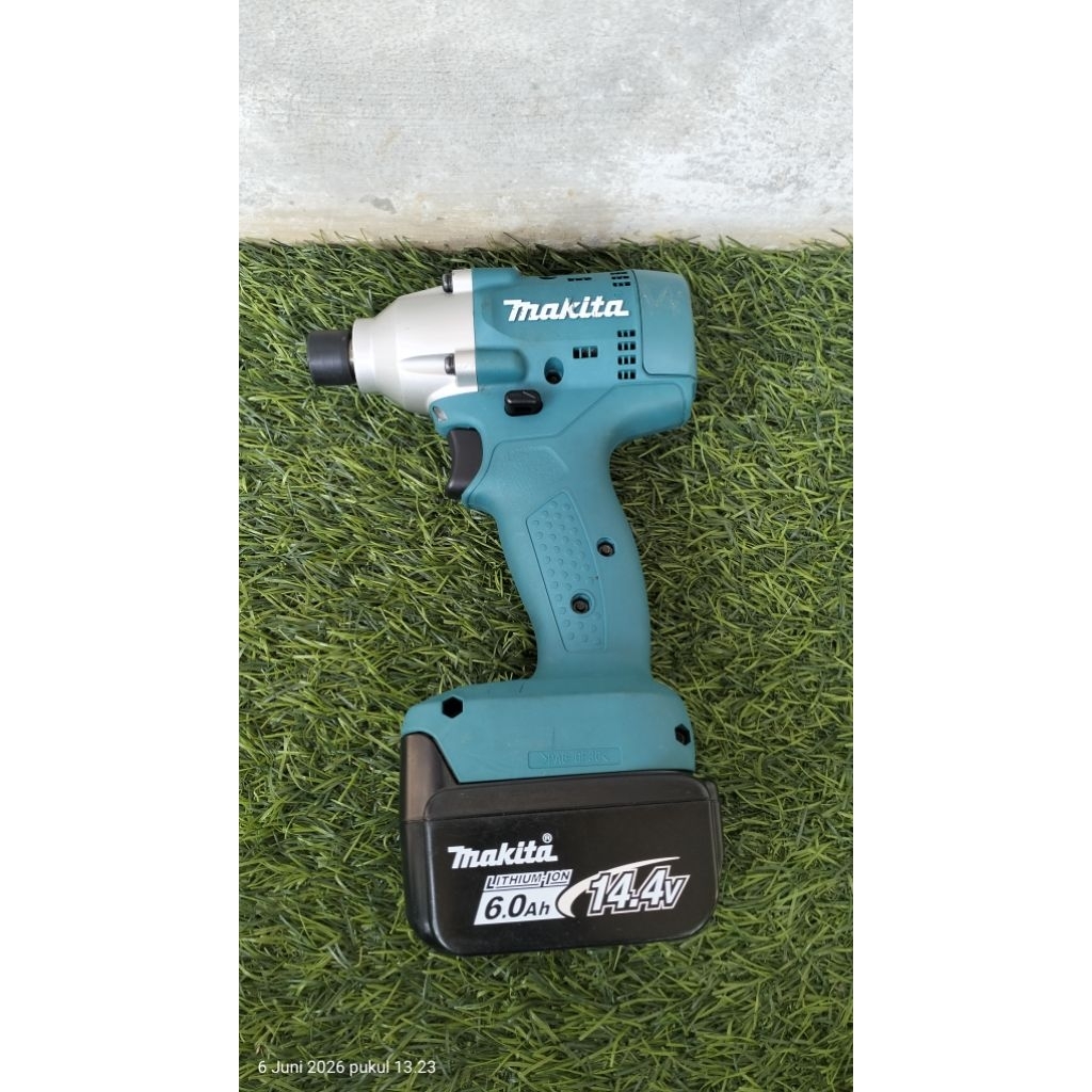 impact driver makita original jepang td043 II second+ baterai 6.0 ah