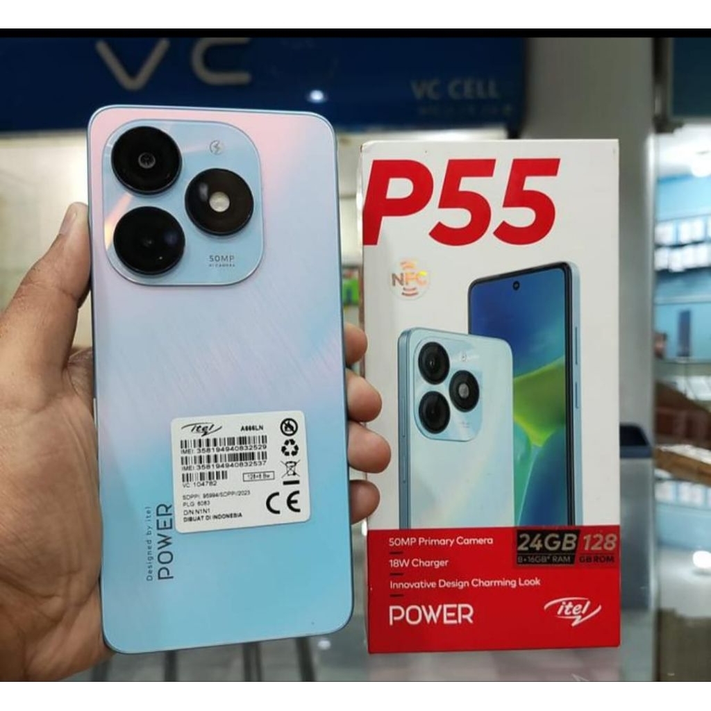 iTEL P55 RAM 8/128GB SECOND MULUS ORIGINAL KUALITAS SUPER ISTIMEWA