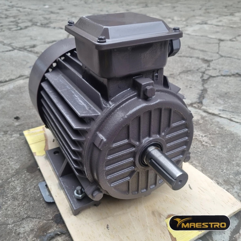 Mesin Penggerak Dinamo 5,5 hp 3 phase 4 pole 1400 / Elektromotor Maestro 5.5HP 3Phase 4Pole 1500Rpm