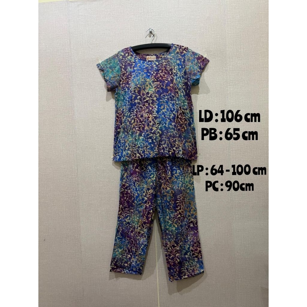 Setelan Sunan celana panjang (full batik)