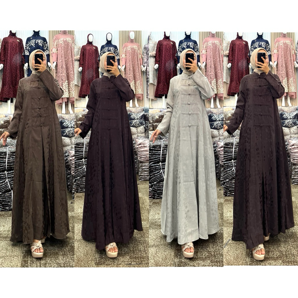 Gamis Cheongsam Jaguar Mewah by Yulia hd