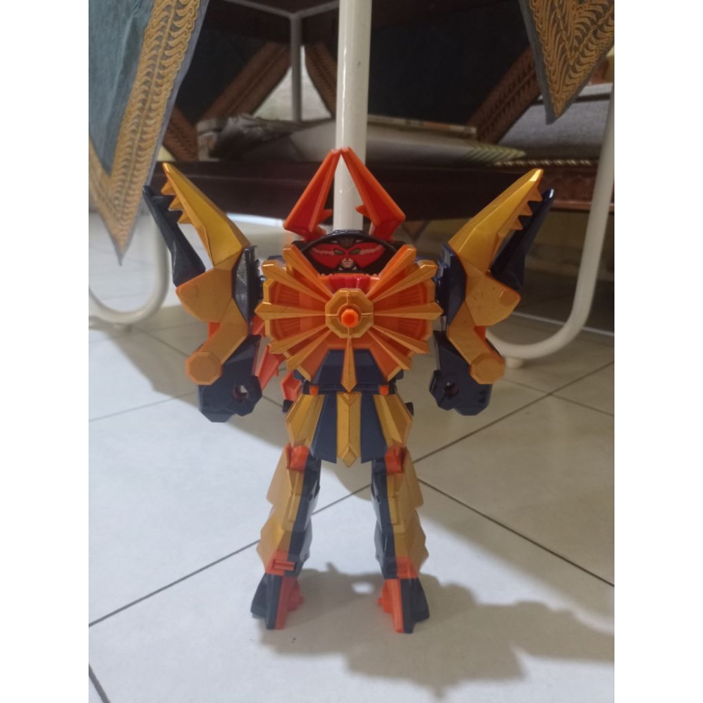 mainan robot dx samurai claw megazord samurai zord megazord power rangers samurai US version