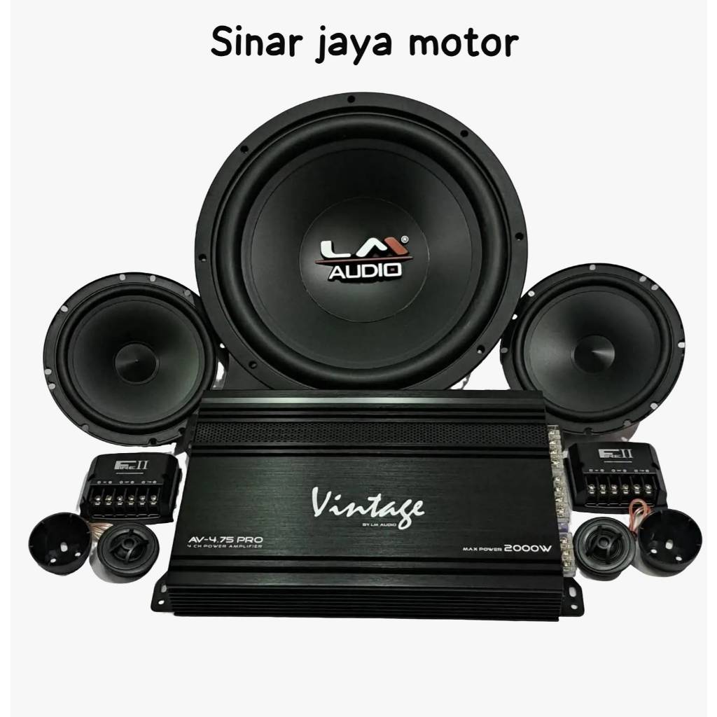 Paket Audio LM Audio Untuk Mobil Suara Bagus Bassnya MANTEP