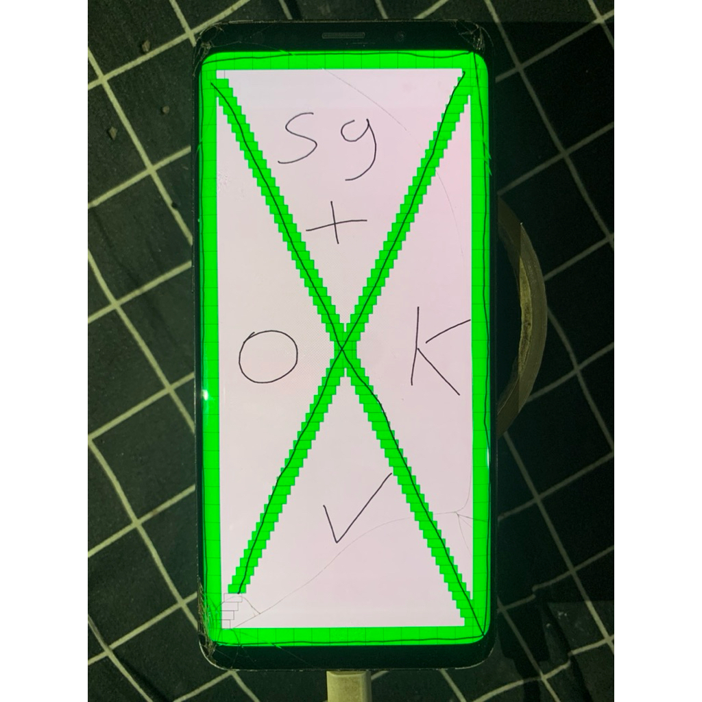 LCD ORI COPOTAN SAMSUNG S9 PLUS G965 MINUS LAYAK PAKAI