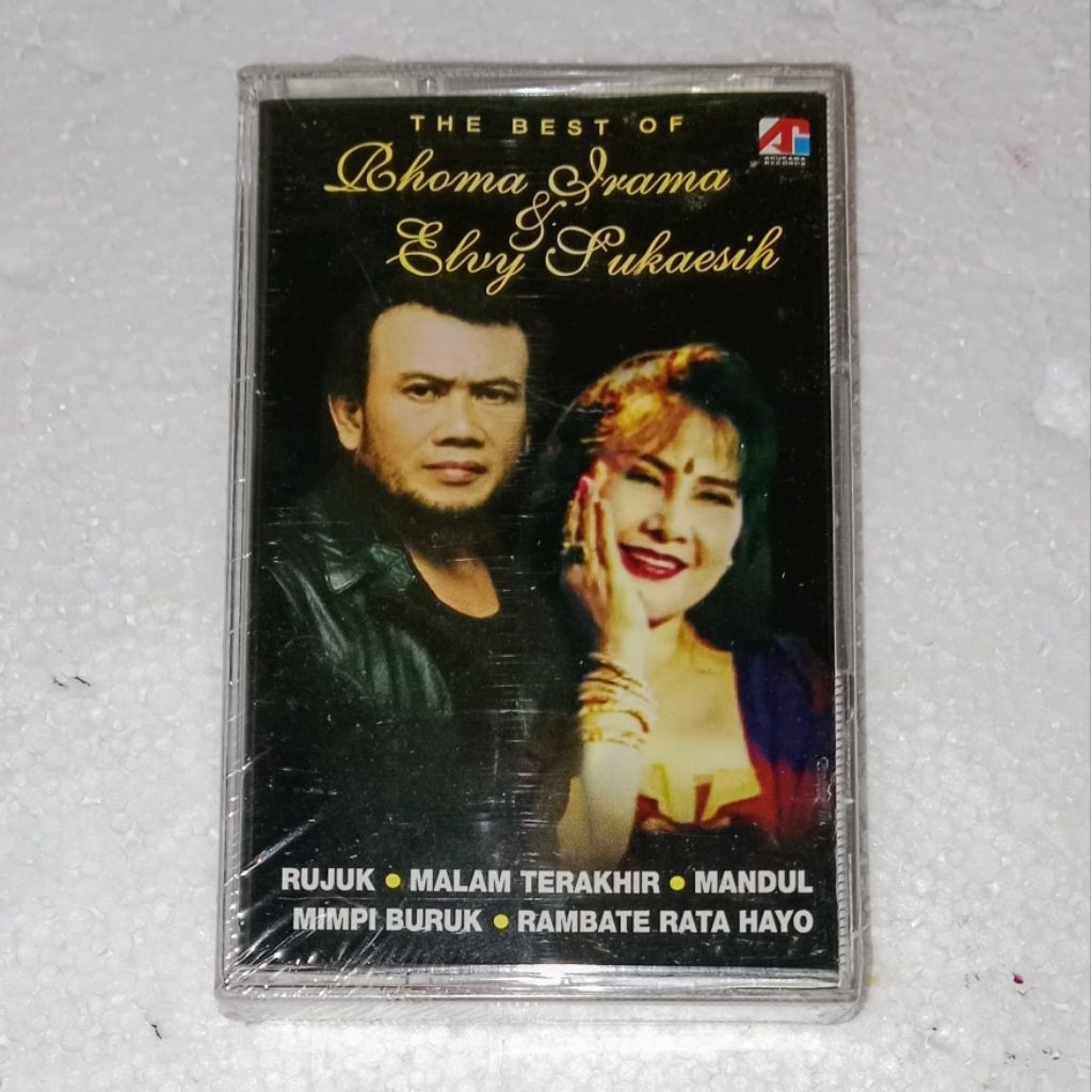 Kaset Pita Rhoma Irama & Elvy Sukaesih - The Best Of Rita Sugiarto Leo Waldy Hamdan ATT Aas Rolani R