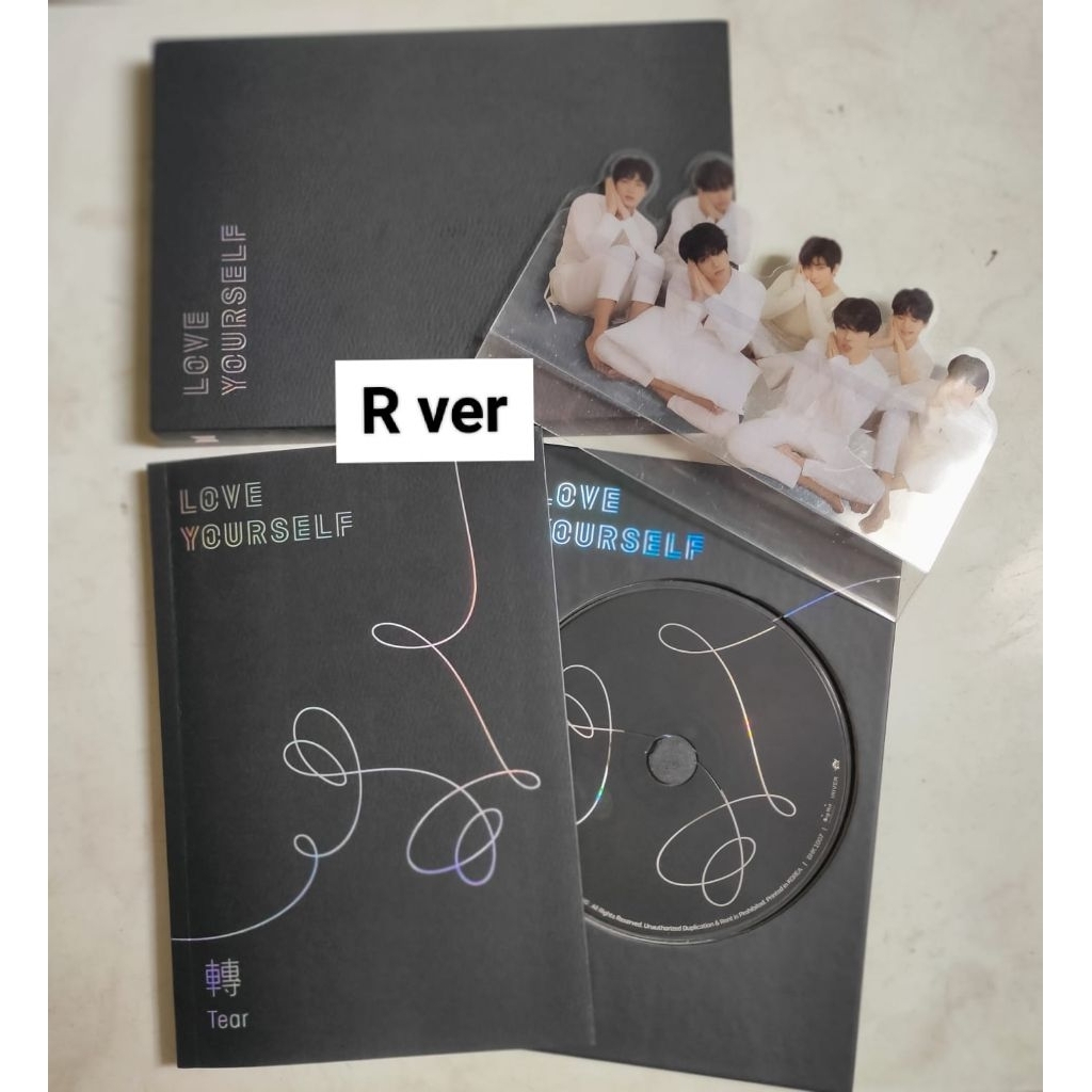 [ Official ] BTS Love Yourself Tear R ver album unsealed preloved RM Jin Suga Jhope Jimin V jungkook