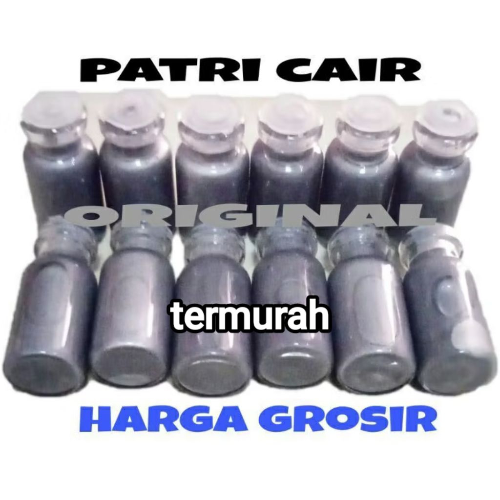 patri cair botol kecil tambal panci alumunium 1pcs