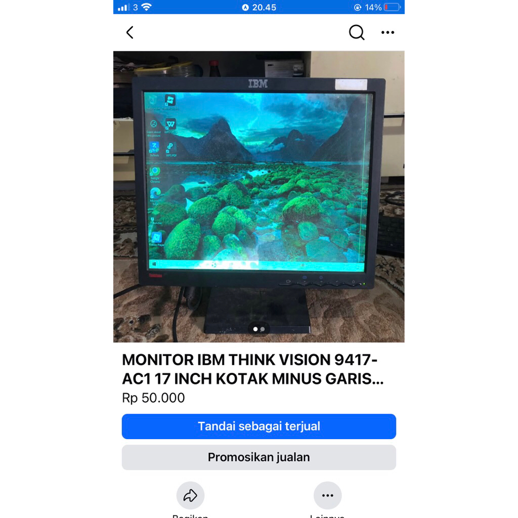 monitor ibm minus