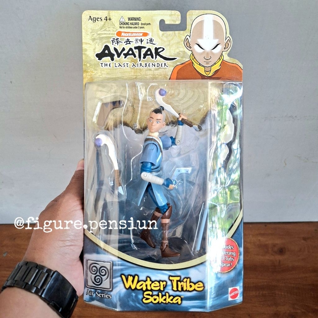 MATTEL AVATAR THE LEGEND OF AANG WATER TRIBE SOKKA ACTION FIGURE THE LAST AIRBENDER