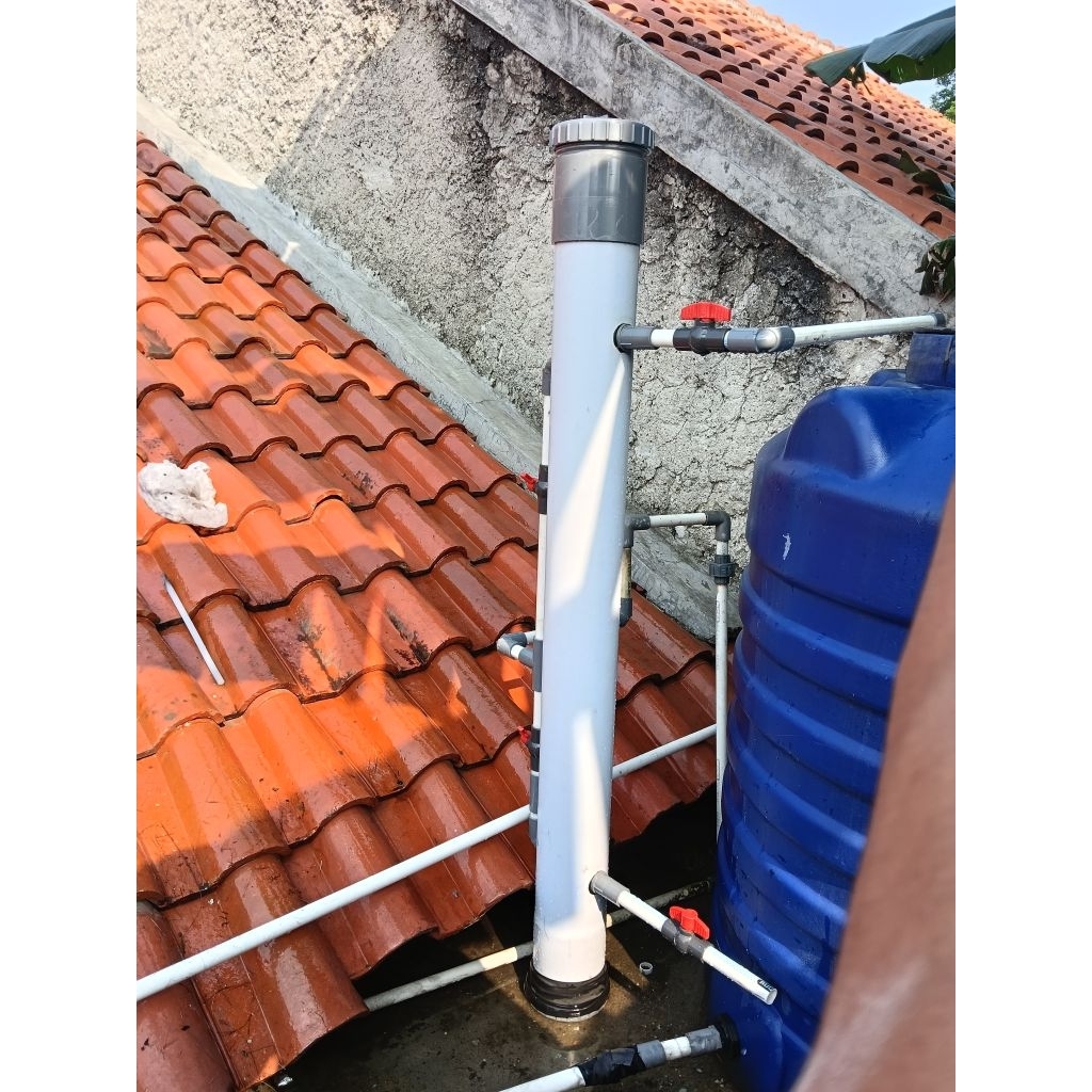 FILTER AIR PVC MANUAL BACKWASH | PENYARING AIR SUMUR BOR, AIR KUNING, KERUH & BERBAU