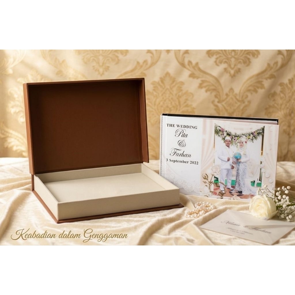 Album Foto Kolase Cover Foto (20X30) Plus Box Album