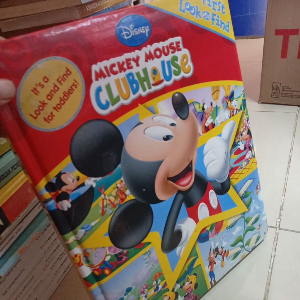 Buku First Look and Find Disney MICKEY MOUSE CLUBH USe