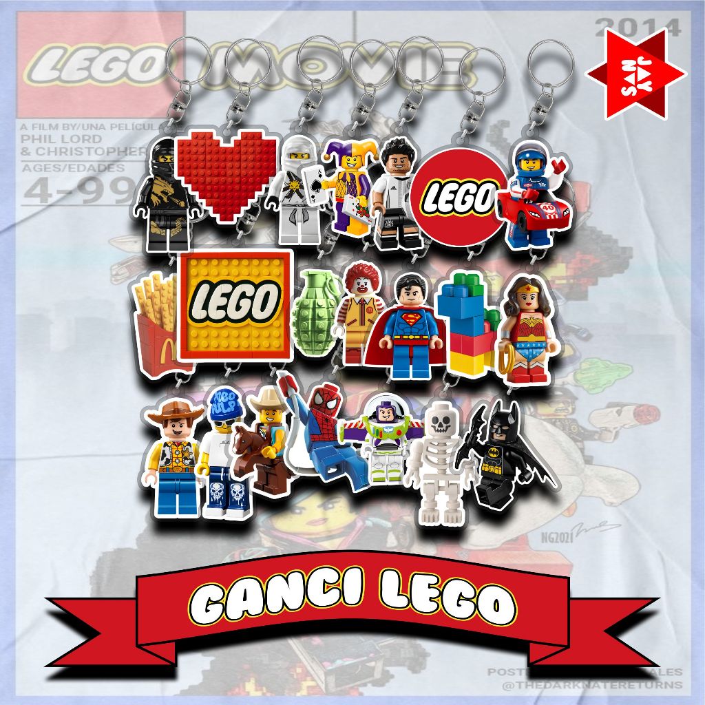 GANCI LEGO KARAKTER LEGO KEREN KECE TERBARU GANCI LEGO KARAKTER LEGO KEKINIAN VIRAL MURAH TERBARU