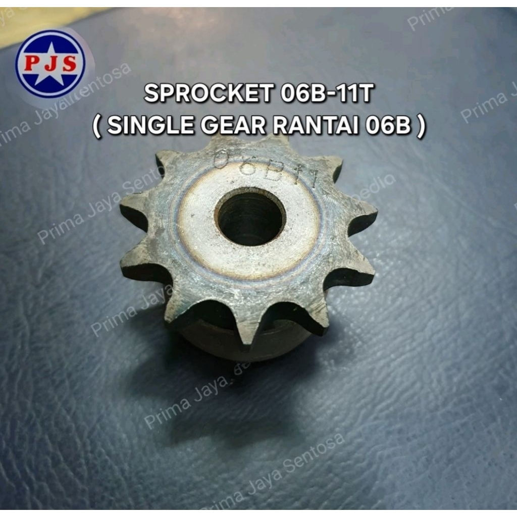 SPROCKET GEAR 06B - 11T ( GEAR CHAIN 06B SINGLE GIGI 11 )
