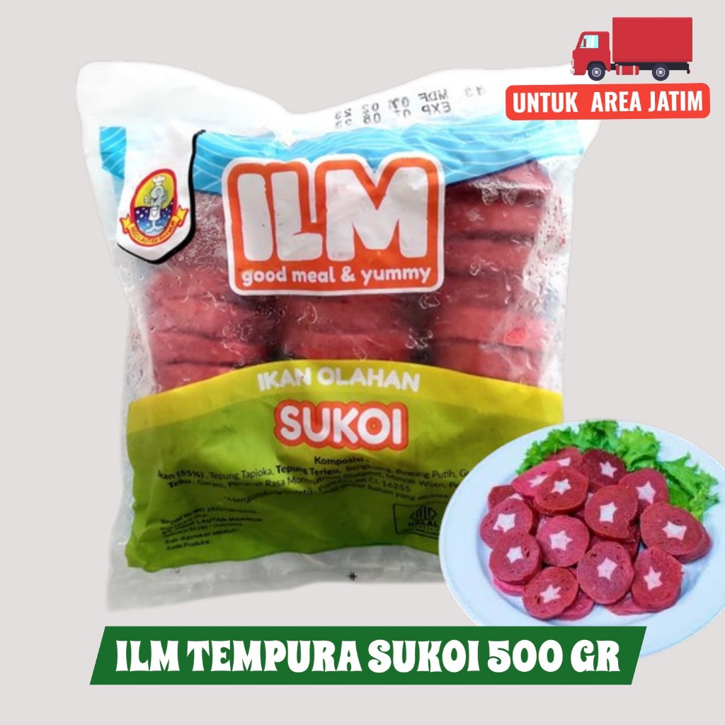 Ilm Tempura Sukoi 500g Sosis Bulat Merah / ILM SUKOI UNTUK AREA JATIM