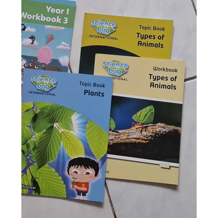 Science Bug Topic Book Plants & Types of Animals | WB Types of Animals