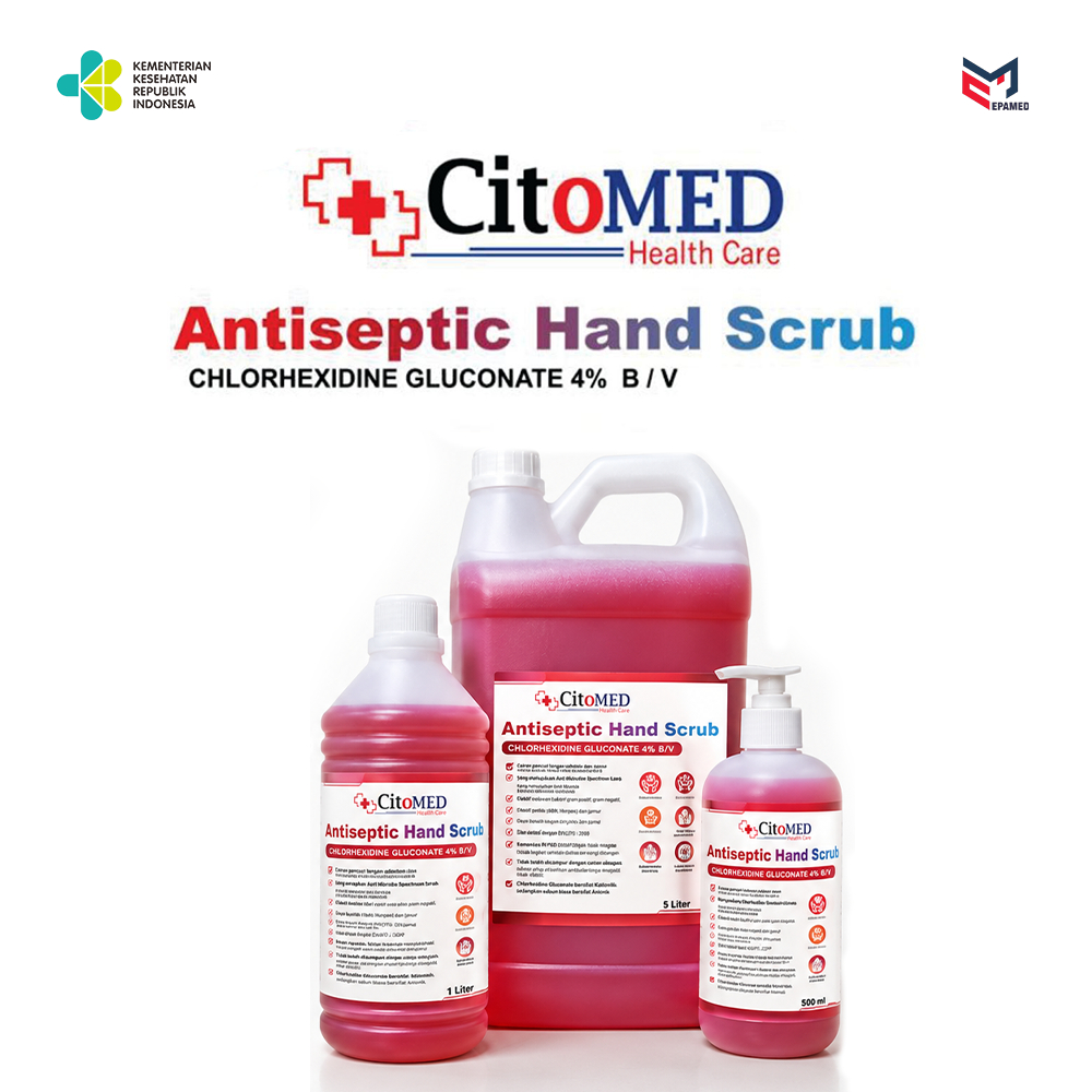 Citomed Hand-Scrub 4% | Cairan antiseptik | Antiseptik medis