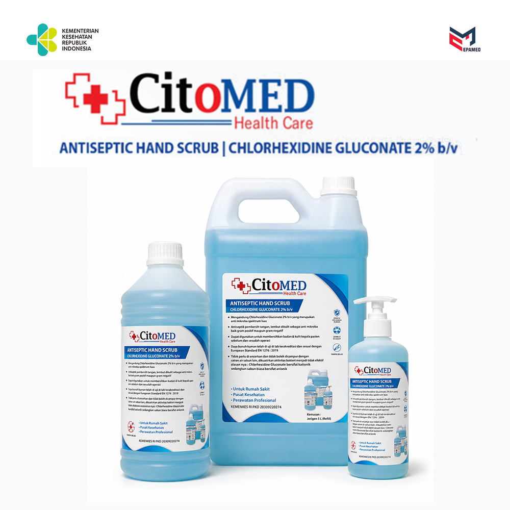 Citomed Hand-Scrub 2% | Cairan antiseptik | Antiseptik medis