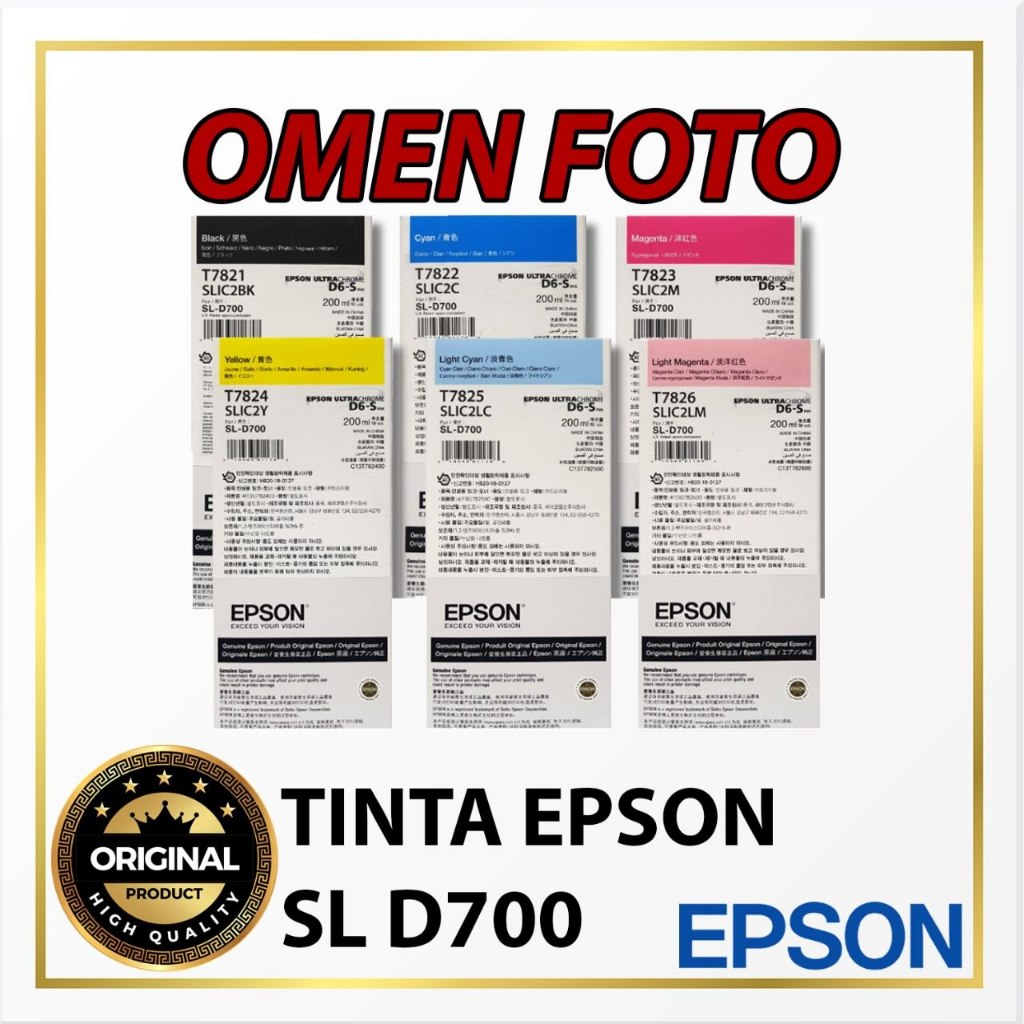 TINTA EPSON ORIGINAL D700 SL-D700